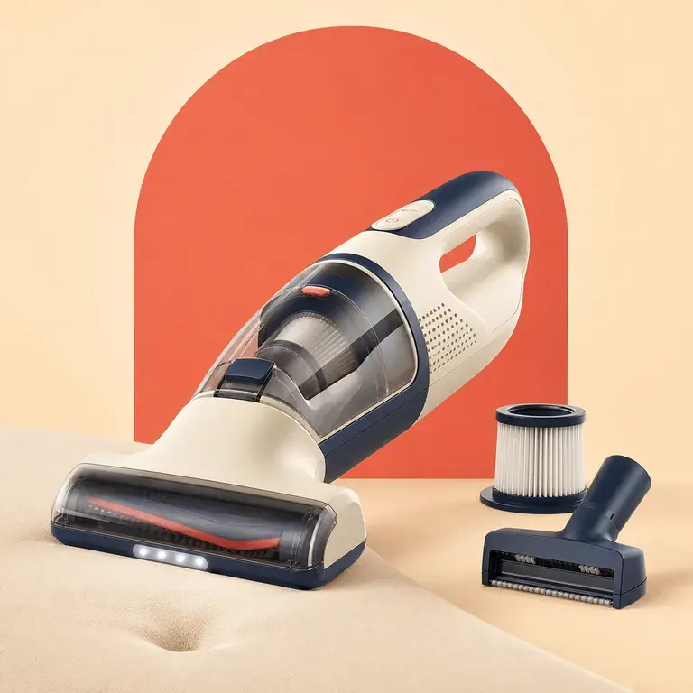 Illustration d’un concept original pour aspirateur spécialisé pour matelas et textiles