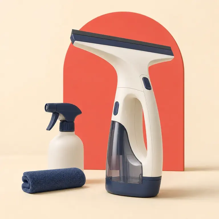 Illustration d’un concept original pour aspirateur à vitres rechargeable