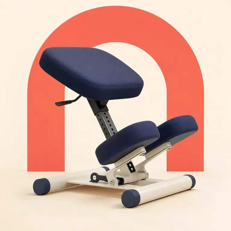 Illustration d’un concept original pour chaise agenouilloir ergonomique réglable