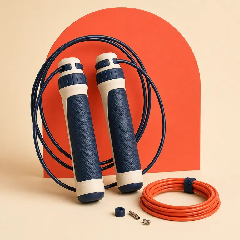 Illustration d’un concept original pour corde à sauter de vitesse réglée à sa taille