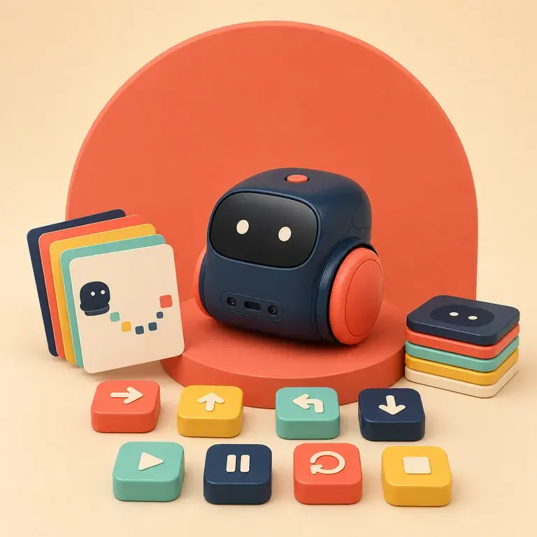 Illustration d’un concept original pour robot de programmation sans écran