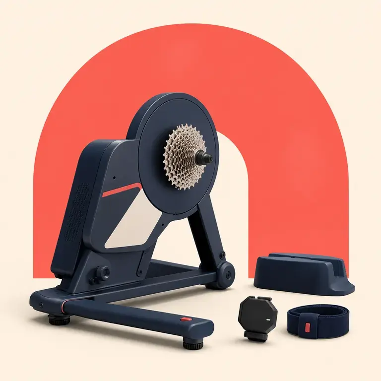 Illustration d’un concept original pour home trainer connecté pour vélo