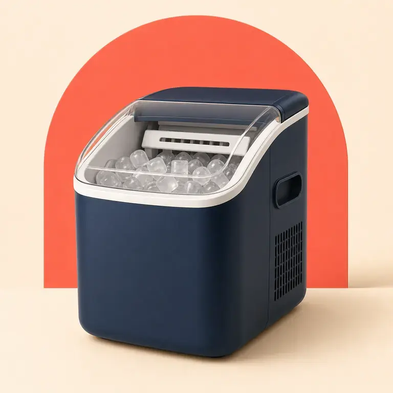 Illustration d’un concept original pour machine à glaçons de comptoir
