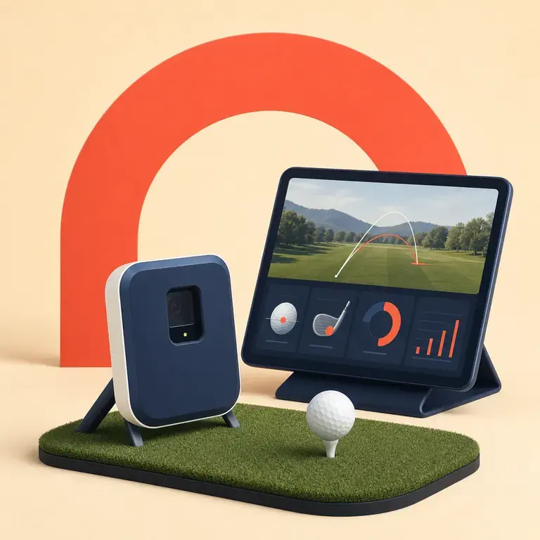 Illustration d’un concept original pour radar personnel de golf pour mesurer ses coups
